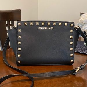 Michael Kors Selma Studded Messenger Bag